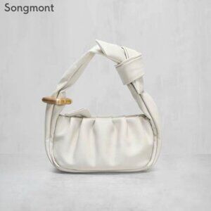 Songmont Wonton Bag Medium Cream Leather – Discontinued Stye – Like New